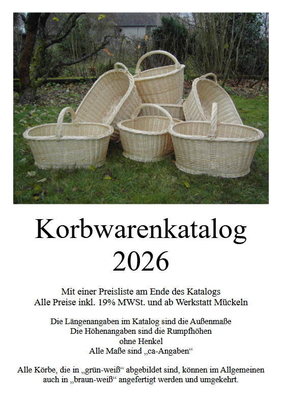 Korbwarenkatalog